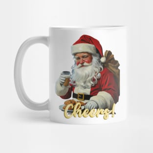 Santa Claus Cheers: Festive Holiday Mug